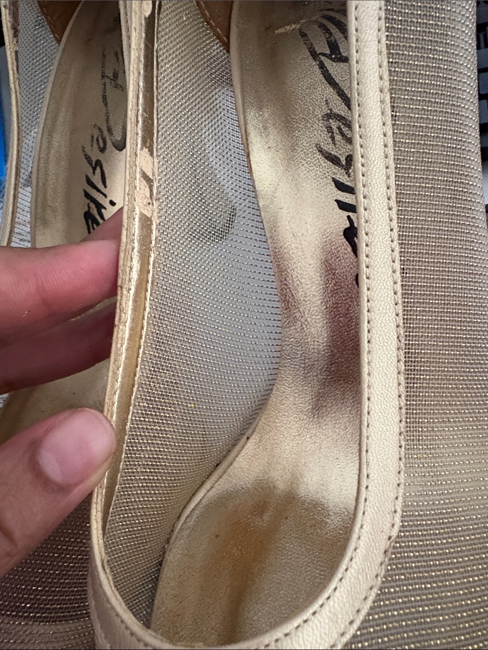 Mesh Square-Toe Pumps - Picture 6 of 6